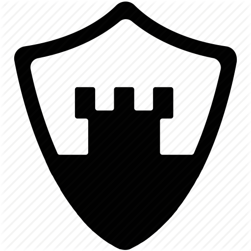 512x512 Castle Sign, Defence, Defend, Guard, Protect, Shield Icon