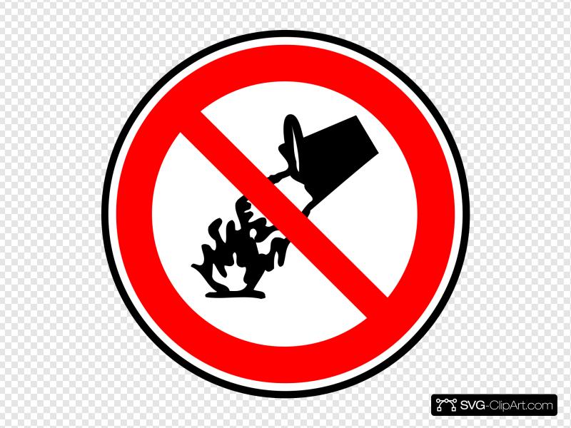 800x600 Defend Fire With Water Sign Clip Art, Icon