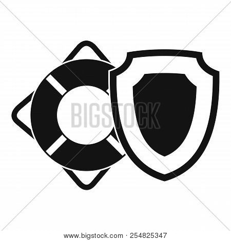 450x470 Lifebuoy And Security Defend Icon Easy Illustration