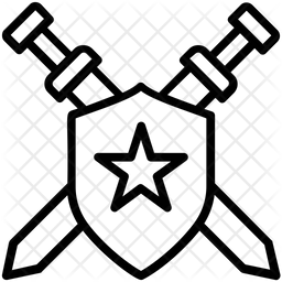 256x256 Defense Icon Of Line Style