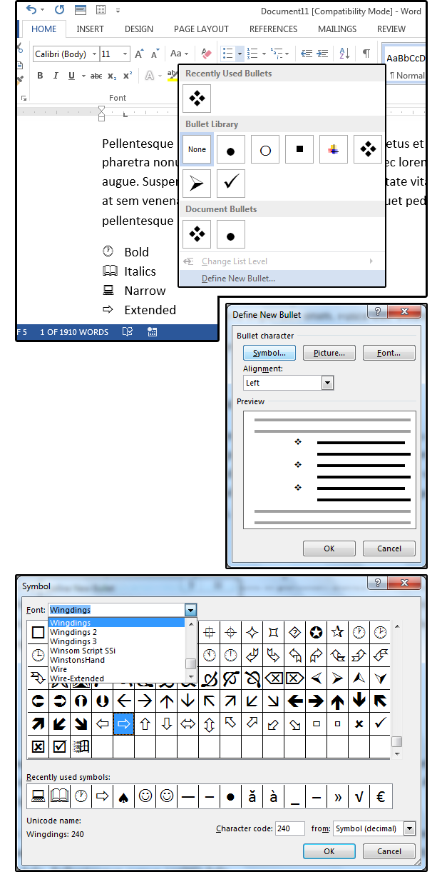 620x1228 How To Make Word Custom Bullet Points To Enhance Your Documents