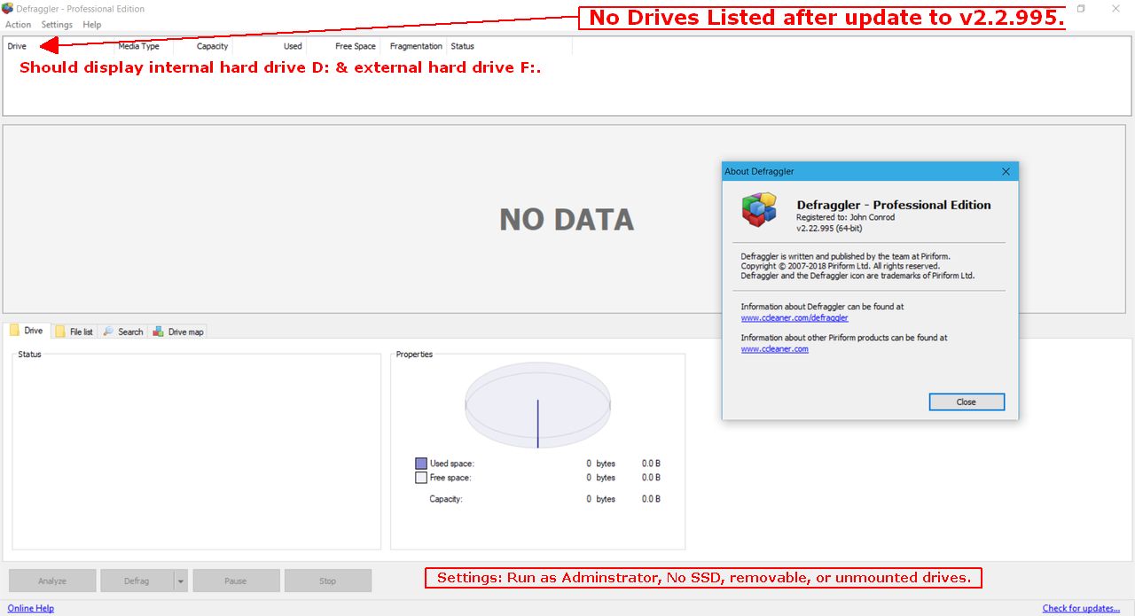 1280x695 No Drives Displayed After Update