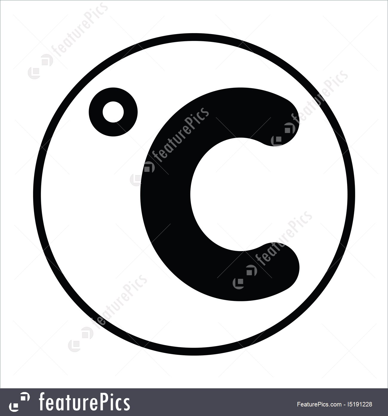 1300x1392 Celsius Degree Icon Stock Illustration