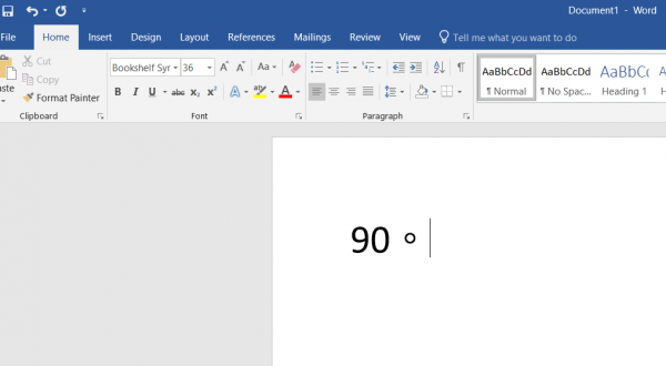 600x330 How To Insert The Degree Symbol On Windows