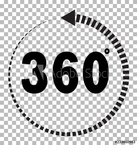 472x500 Degrees Icon On Transparent Background Flat Style