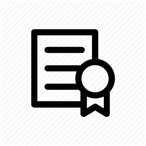 512x512 Badge, Certificate, Degree Icon