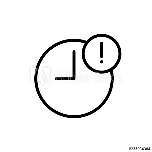 500x500 Delay Icon Vector Design