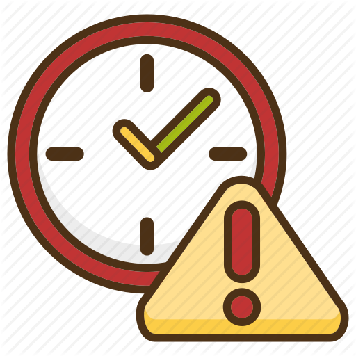 512x512 Clock, Deadline, Delay, Delivery, Due Date, Shipping, Time Icon