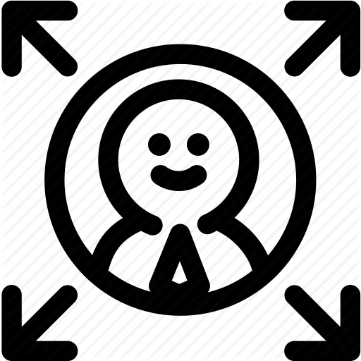 512x512 Close Up, Delegate, Human, Magnify, Man, Plan, Resource Icon