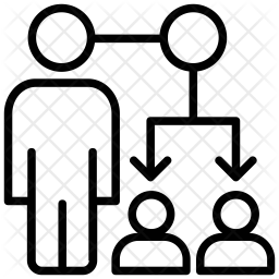 256x256 Delegate Icon Of Line Style