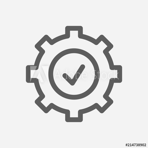 500x500 Delegate Tasks Icon Line Symbol Isolated Vector Illustration