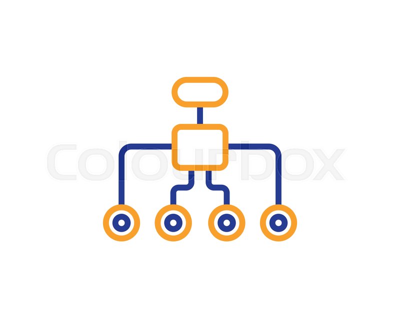 800x647 Restructuring Line Icon Business Stock Vector Colourbox