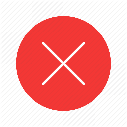 512x512 Close Button, Delete Button, Remove, Wrong Sign Icon