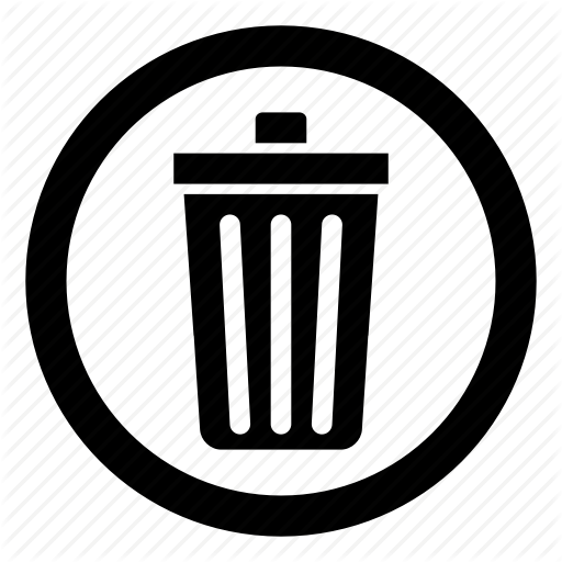 512x512 Button, Delete, Garbage, Recycle Bin, Remove, Trash, Trash Can Icon
