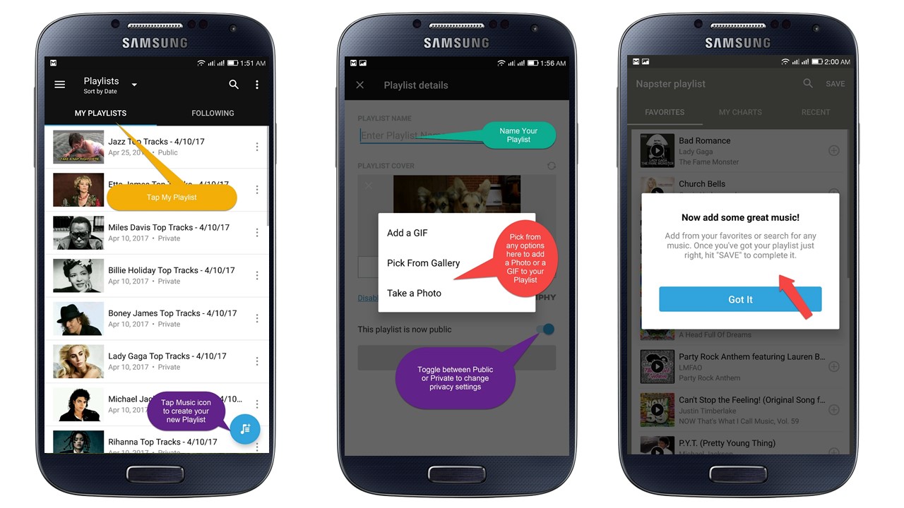 1280x720 How To Create Or Edit Your Napster Playlist Napster