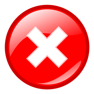 300x300 Red Round Error Warning Icon Clipart, Cliparts Of Red Round Error