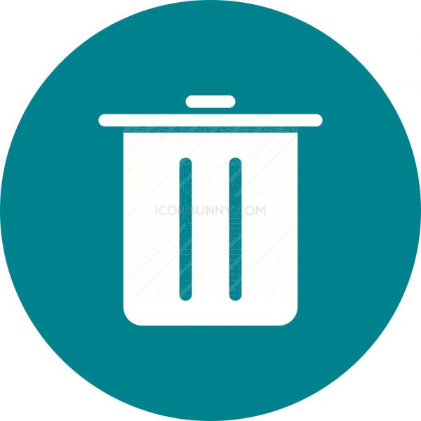 Delete Flat Round Icon 600x600 Delete Flat Round Icon
