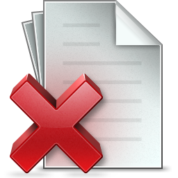 Document Delete Icon 256x256 Document Delete Icon