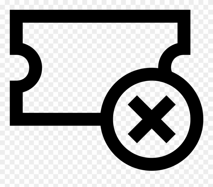 Delete Ticket Icon 880x773 Delete Ticket Icon