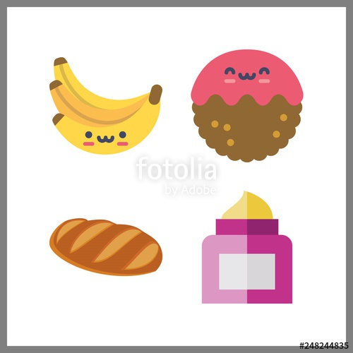 Delicious Icon Vector Illustration Delicious Set Bananas 500x500 Delicious Icon Vector Illustration Delicious Set Bananas