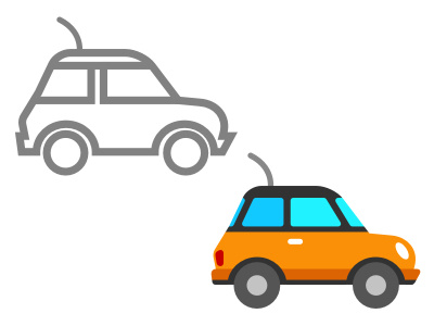 400x300 Delivery Car