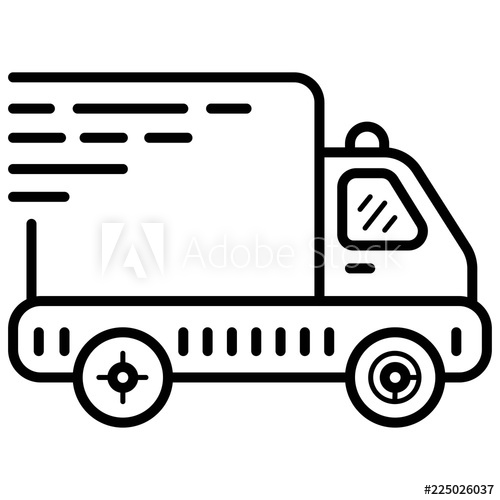 500x500 Delivery Car Icon