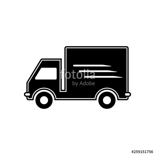 500x500 Delivery Car Vector Delivery Truck Service Car Icon Truck