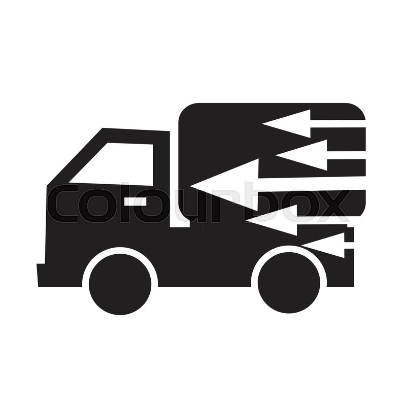 800x800 Fast Delivery Car Icon Illustration Stock Vector Colourbox