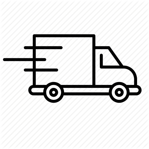 512x512 Delivery Truck, Delivery Van, Fast Delivery, Package Delivery