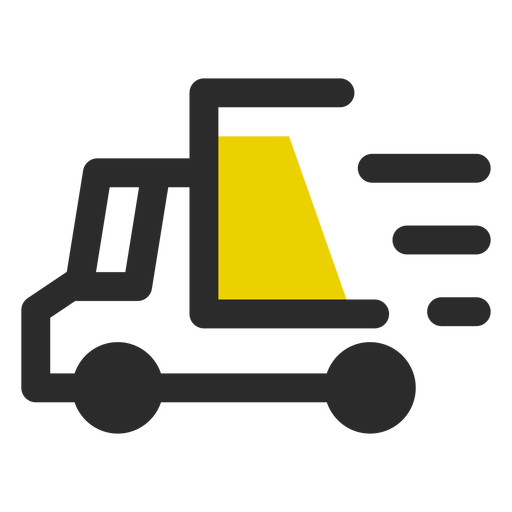 512x512 Fast Delivery Colored Stroke Icon