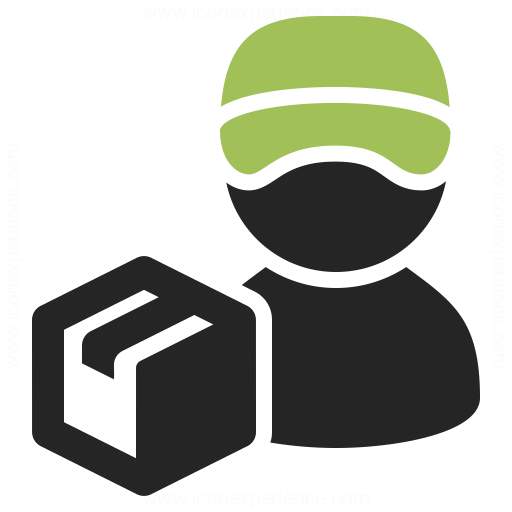 512x512 Delivery Man Icon Iconexperience