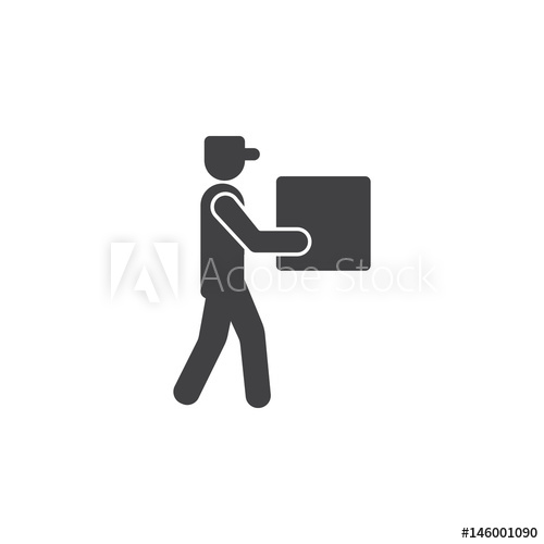 500x500 Delivery Man Icon
