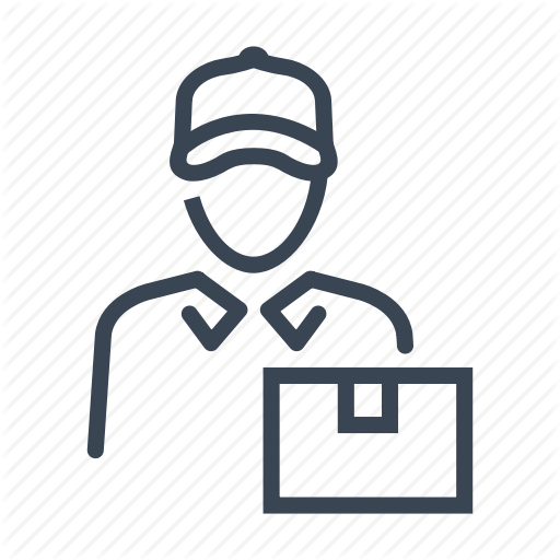 512x512 Boy, Courier, Delivery, Man Icon