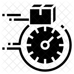 256x256 Delivery Service Icon Of Glyph Style