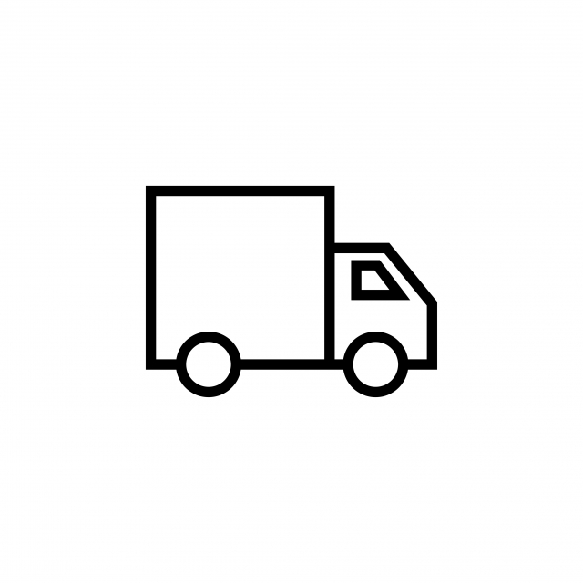 640x640 Delivery Truck Icon Graphic Design Template Vector, Icon, Graphic