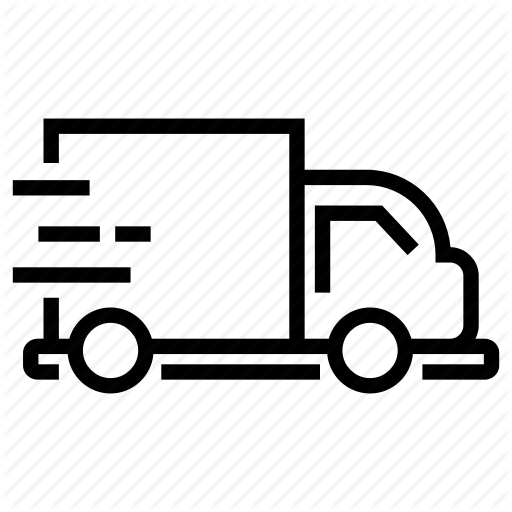 512x512 Delivery Truck, Delivery Van, Fast Delivery, Package Delivery