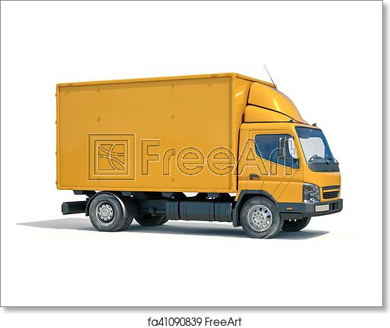 560x470 Free Art Print Of Delivery Truck Icon Postal Truck Illustrates