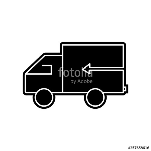 500x500 Delivery Truck Icon Element Of Logistics For Mobile Concept