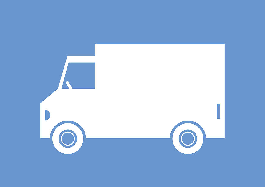 900x636 Delivery Van Icon