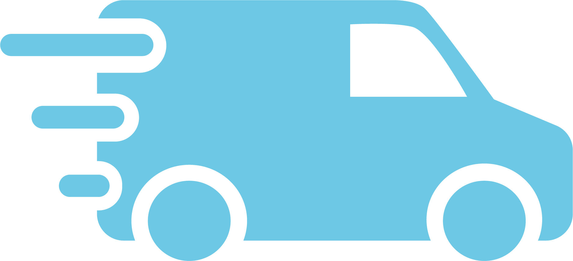 1877x855 Delivery Van Icon Blue