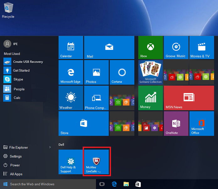 695x602 Mcafee Security Software Icon Issues In Windows Dell Bulgaria