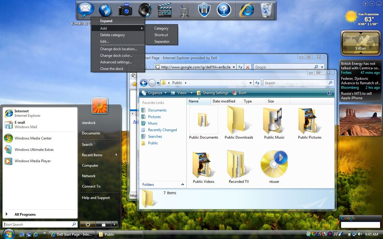 1280x800 Download Dell Dock Bar Software Dell Dock Tadvsmoothdock