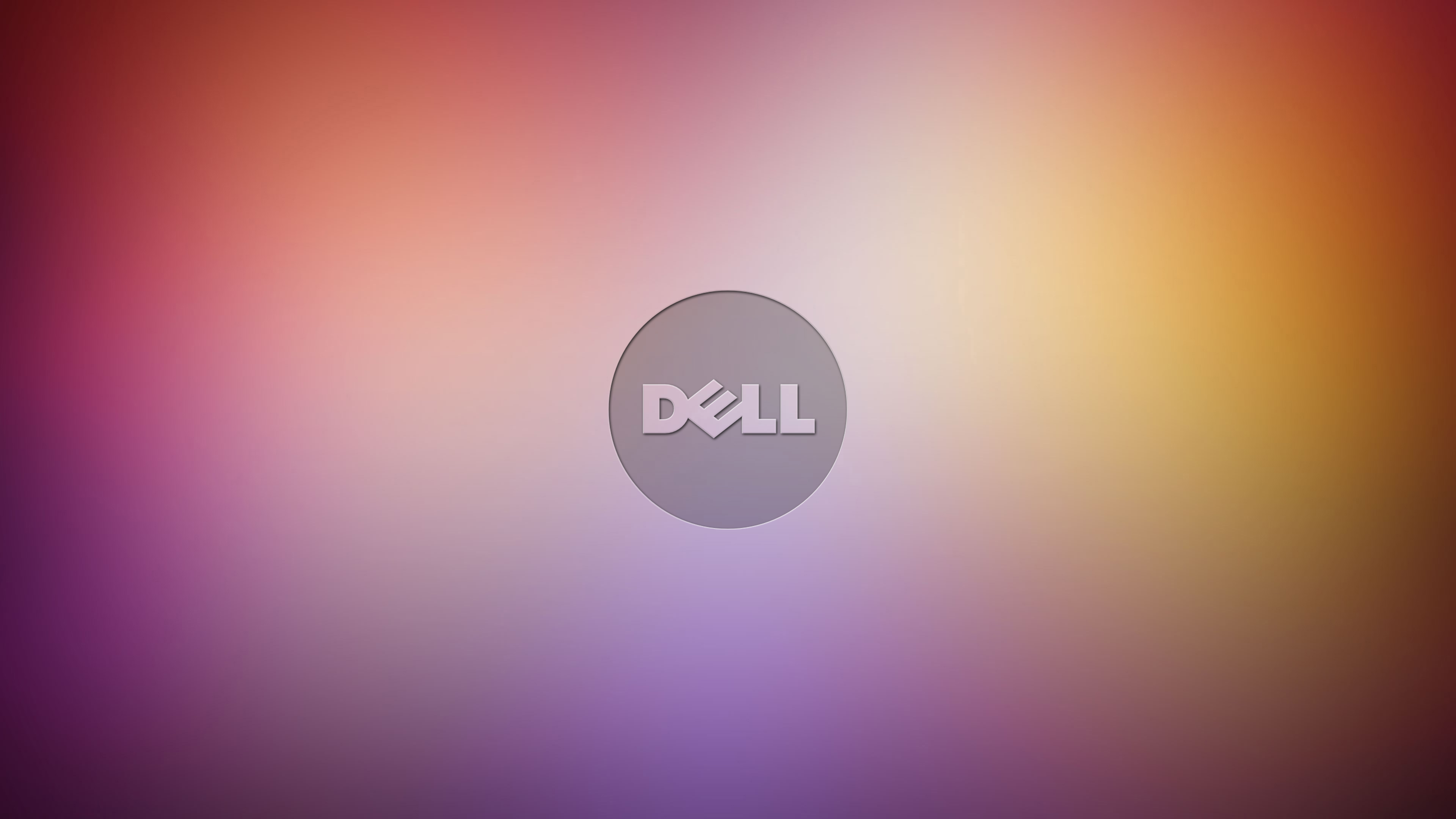 3840x2160 Dell Icon On A Purple Background Wallpapers And Images
