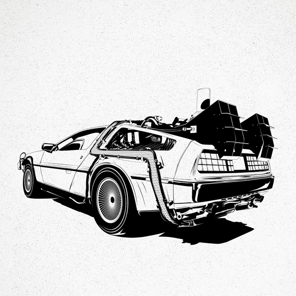 600x600 Back To The Future Ii On Pantone Canvas Gallery