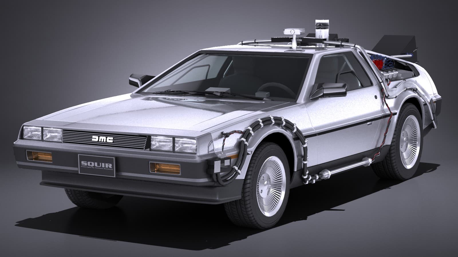 1600x900 Delorean Dmc Model
