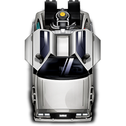 256x256 Delorean Icon