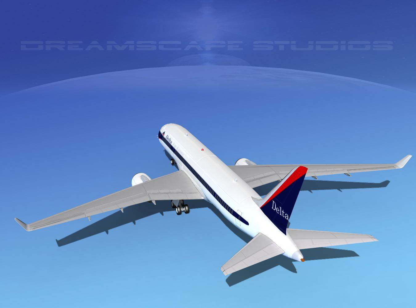 1350x1000 Boeing Delta Airlines Model