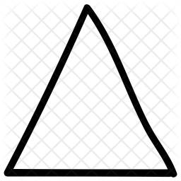 256x256 Delta Icon Of Doodle Style