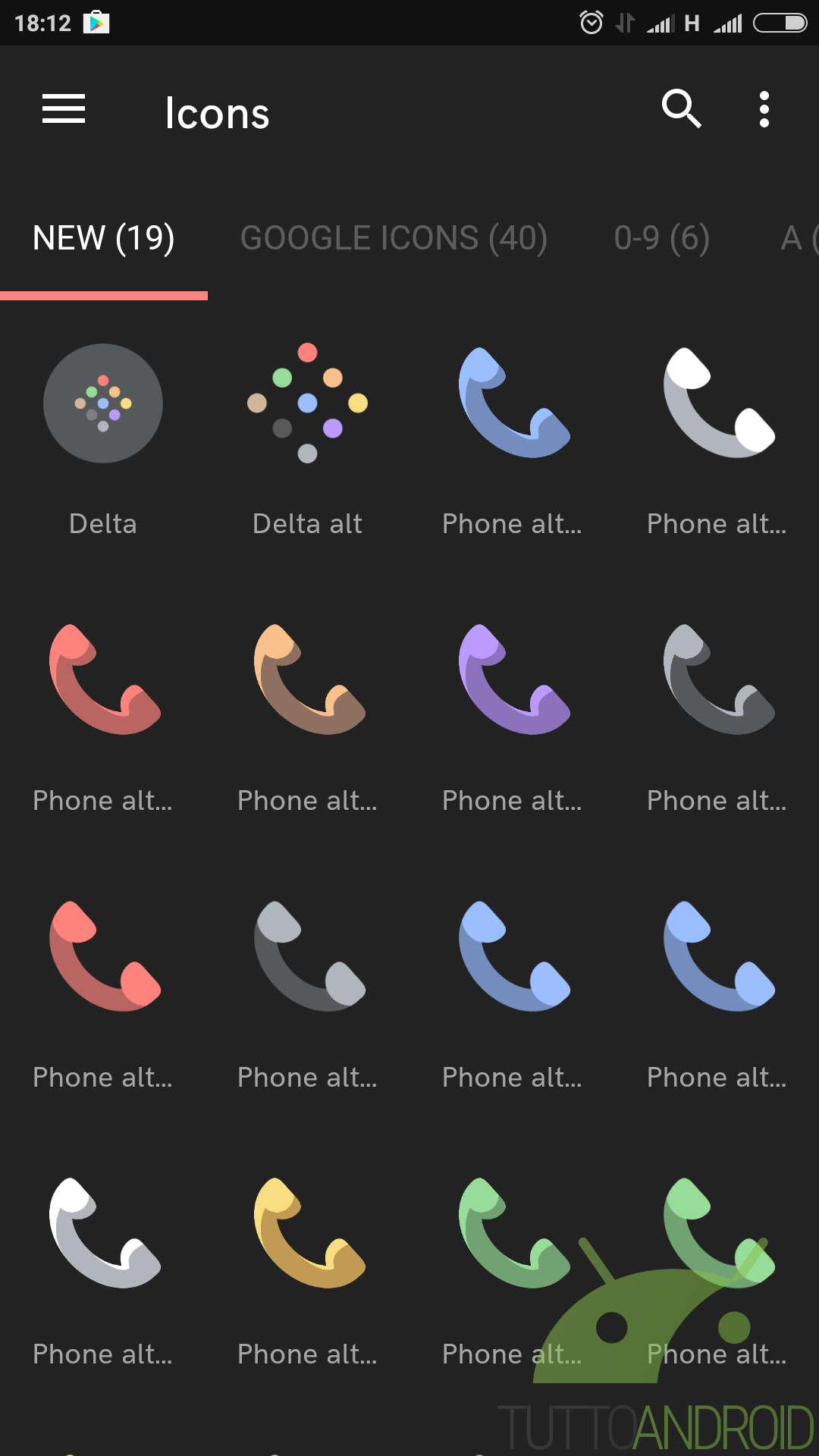 1080x1920 Delta Icon Pack, Un Pacchetto Di Oltre Icone Minimali Per