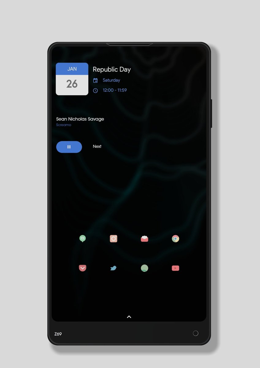 848x1200 Another Minimal Setup! Delta Icon Pack Moon Kwgt Sun Ampamp Sea